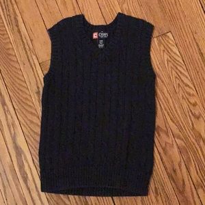 Navy blue sweater vest